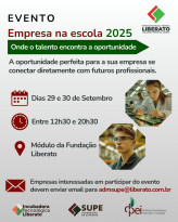 Fundação Liberato promove Empresa na escola 2025