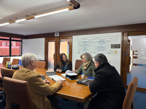 Visita da historiadora e professora Inês Reichert