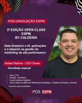 Convite para Open Class ESPM by Caldeira