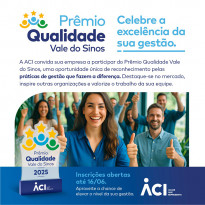 Empresas podem inscrever, até de 16 de junho, cases no Prêmio Qualidade Vale do Sinos