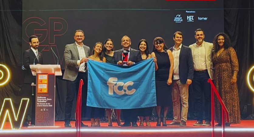 FCC está entre as melhores empresas para trabalhar no Rio Grande do Sul
