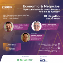Oportunidades de investimentos no olho do furacão