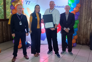Artecola completa 77 anos com recertificação Diamante no pioneiro Selo Origem Sustentável