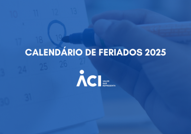 Calendário de feriados em 2025