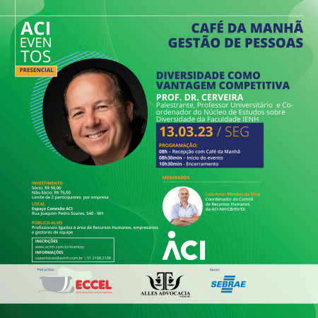 Vagas esgotadas para café da manhã com tema diversidade como vantagem competitiva