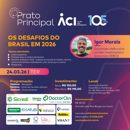 Prato Principal detalha desafios do Brasil em 2026 e cenário geopolítico internacional