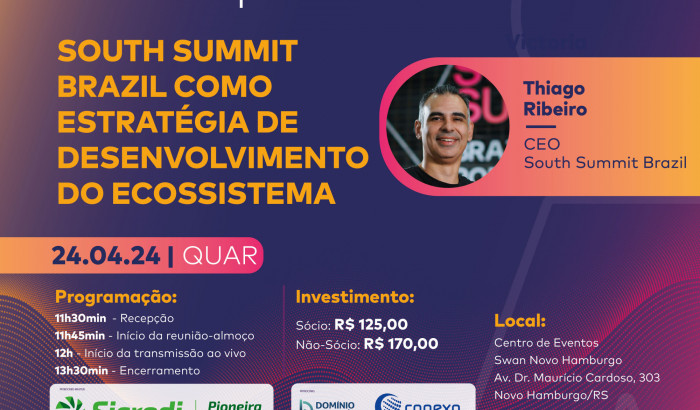 Nesta quarta-feira, Prato Principal apresenta estratégias e futuro do South Summit Brazil