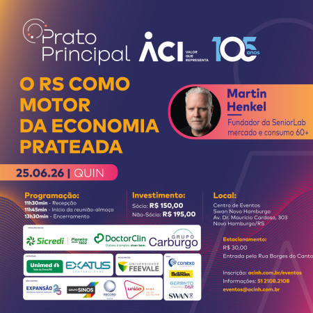 Especialista mostra no Prato Principal como Rio Grande do Sul é motor da economia prateada