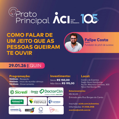 Prato Principal abre temporada 2026 com palestra sobre como falar de um jeito que as pessoas queiram ouvir