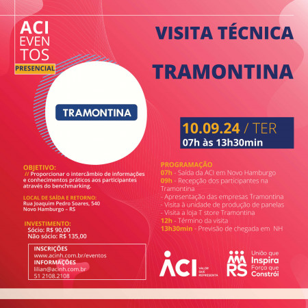 Visita técnica à Tramontina, no dia 10, tem inscrições esgotadas