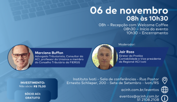Tributarista apresenta aspectos gerais da reforma tributária para empresários de Ivoti