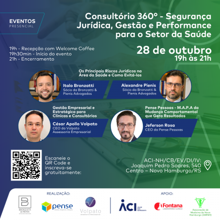 Consultório 360° - Segurança jurídica, gestão e performance para o setor da saúde