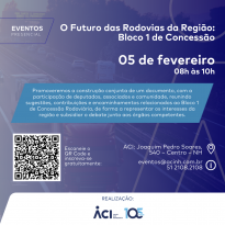 Evento em fevereiro vai debater futuro das rodovias na região
