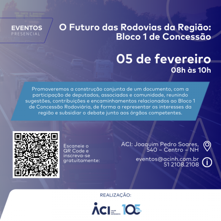 Evento em fevereiro vai debater futuro das rodovias na região