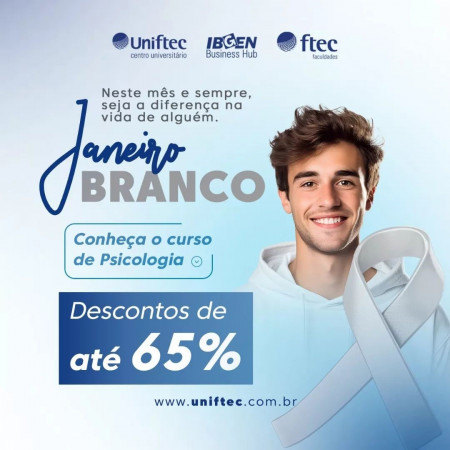 Campanha Janeiro Branco: Cuidando da Saúde Mental com o Curso de Psicologia