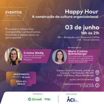 Happy hour debate construção da cultura organizacional