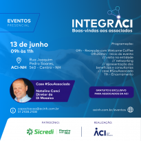ACI recebe grupo de associados em evento de integração, no dia 13