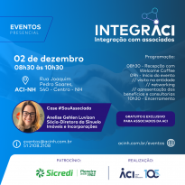 INTEGRACI tem nova edição no dia 02 de dezembro