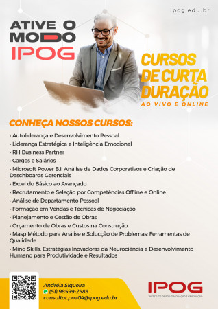 Você conhece os Cursos de Curta Duração do IPOG Instituto de Pós Graduação?