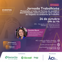 3ª Jornada Trabalhista debate prevenção de assédio e discriminação