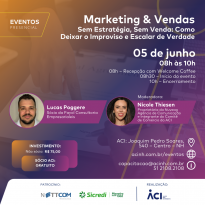 Sem estratégia, não há venda. Palestrante diz como deixar o improviso e escalar