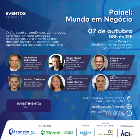 Painel apresenta oportunidades estratégicas para empresas no mercado internacional