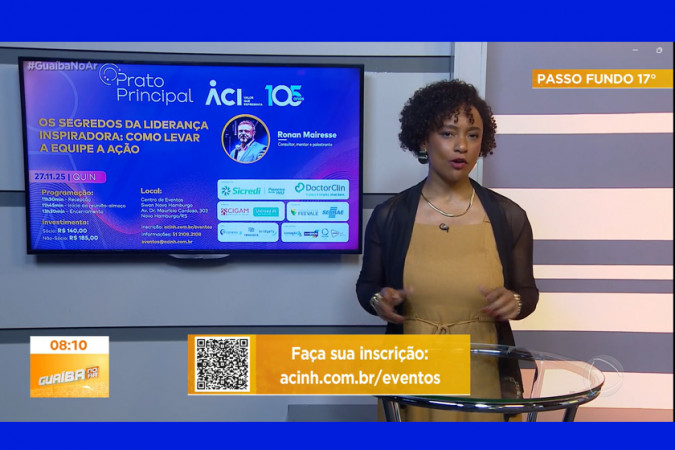 Prato Principal em destaque no programa Guaíba no Ar, da Record