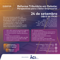 Seminário apresenta perspectivas da reforma tributária para setor empresarial