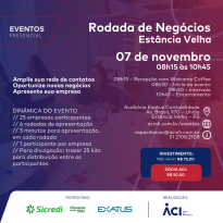 Inscrições abertas para Rodada de Negócios em Estância Velha