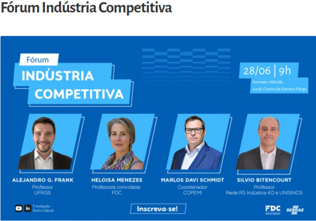 Fórum Indústria Competitiva apresenta conceitos e práticas para aumentar competitividade