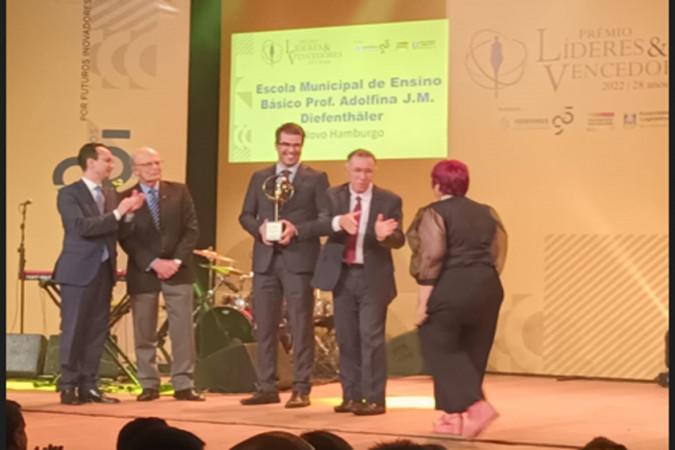 Escola de Novo Hamburgo conquista prêmio estadual