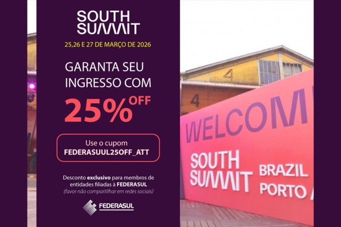 Associados da ACI têm 25% de desconto no South Summit 2026
