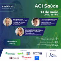 Saúde é tema de evento na ACI na próxima terça-feira