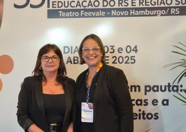 Presença no 35° Fórum Estadual Ordinário de Educação do Rio Grande do Sul e Região Sul
