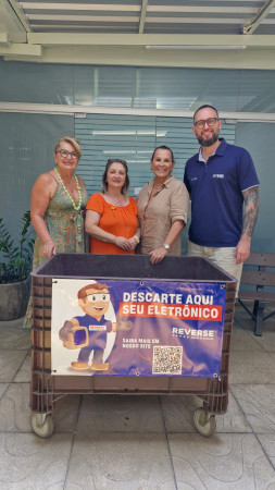 Reverse amplia rede de descarte gratuito de eletrônicos